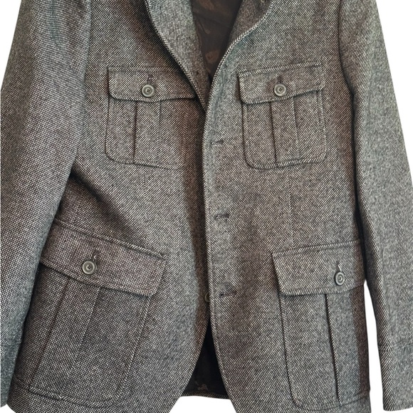 Zara Man Military Black & White Jacket - Picture 6 of 6